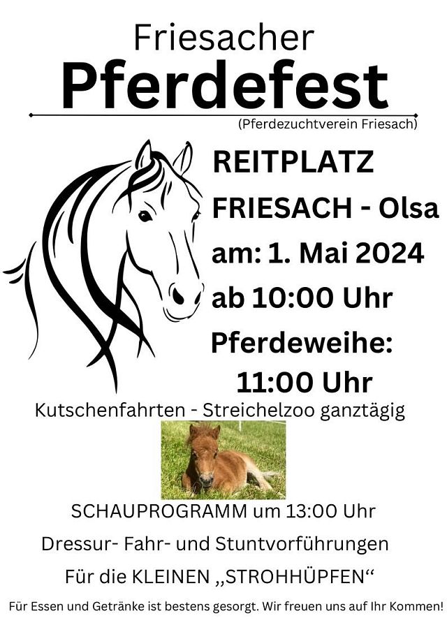 Plakat Pferdefest