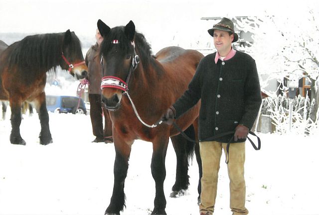 Pferdeweihe Agoritschach Lea Jährling - 26.12.2006 erstes Pferd zum 40er